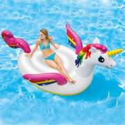 Trade Shop - Unicorno Gonfiabile Gigante Isola Materassino Mare Piscina 287 X 193 X 165 Cm -