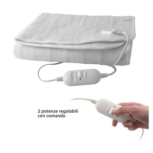 Coperta Termica Elettrica Singola Scaldasonno Scaldaletto 150X80 Cm Scalda Sonno Singolo
