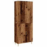 Credenza | Madia | Buffet da pranzo | Armadio da pranzo Legno vecchio 69,5 x 34 x 180 cm Legno multistrato