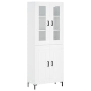 Buffet credenza cassettiera mobiletto mobile contenitore organizer cucina soggiorno salotto alto 69,5 x 34 x 180 cm legno ingegnerizzato bianco 02_0032751
