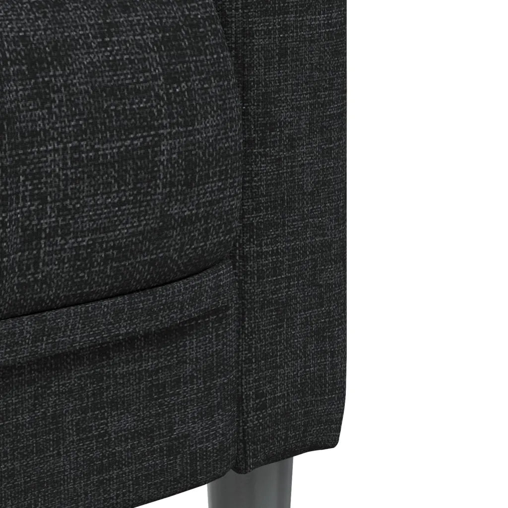 Set d Divani 3 pz Nero in Tessuto 3209231