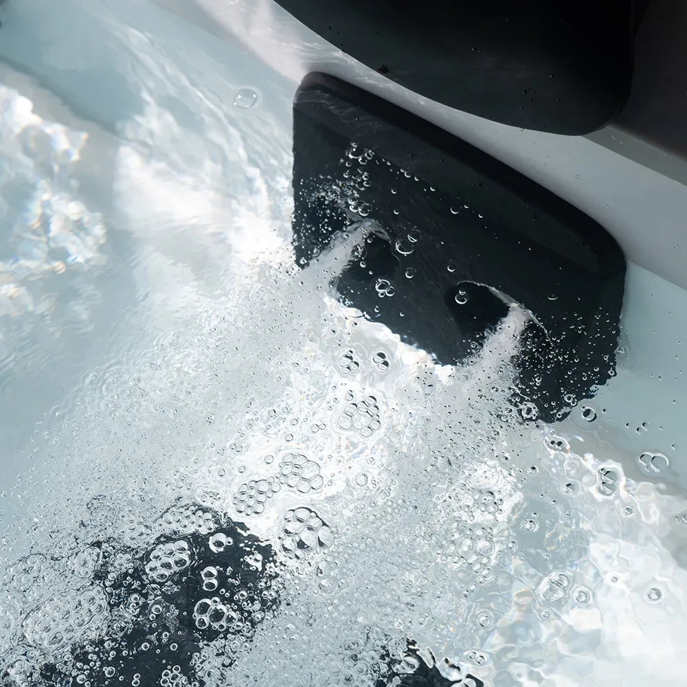 Tempo Style -  Piscina Idromassaggio Quadrata Mspa Oslo Aero Plus F-OS063WAP (6 Posti) | 180 x 180 x 65cm | 1150 litri | 140 getti d'aria massaggianti a 3 velocità | 8 Idrogetti | Copertura termica inclusa
