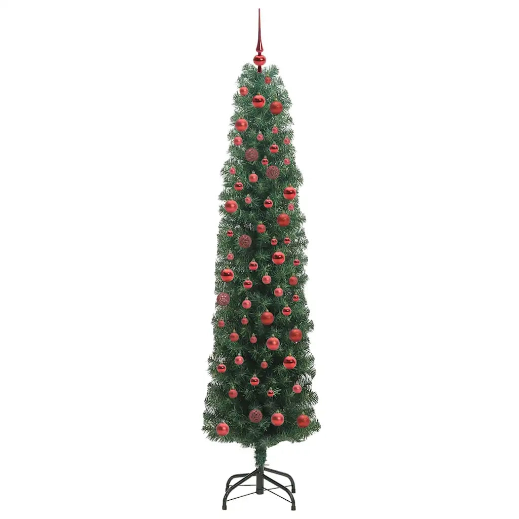 Albero di Natale Artificiale-Albero Natalizio con 300 LED Verde 180 cm 733713