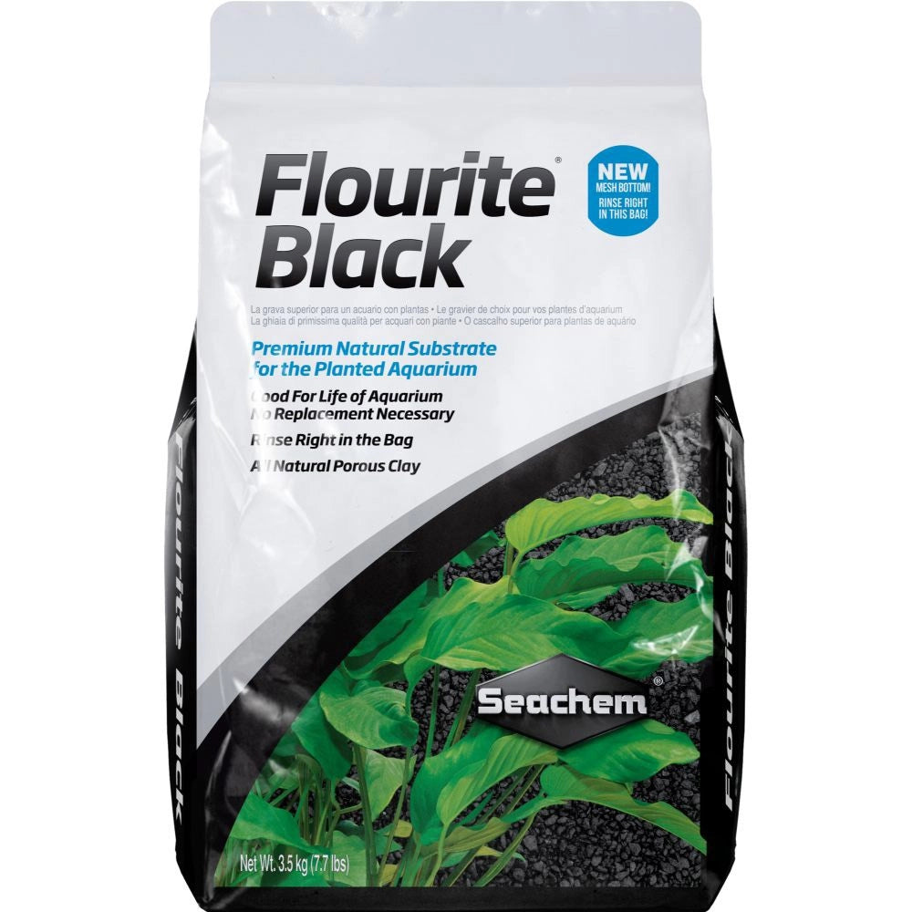 Seachem Flourite ( Substrato per Acquari d'acqua Dolce con Piante) Colore: Black, Formato: 3,5 Kg