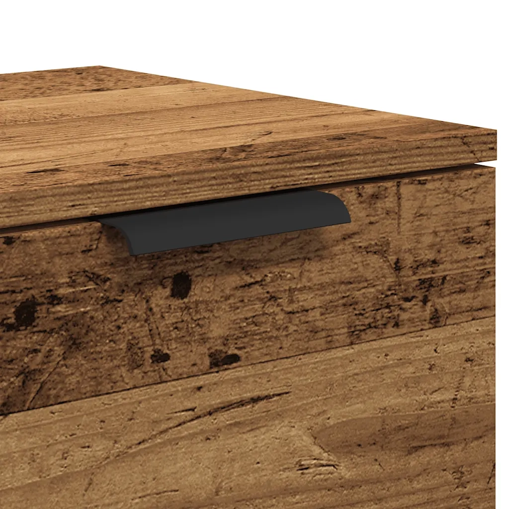 Mobile Porta TV Legno Vecchio 102x35x36,5 cm Legno Multistrato 856858