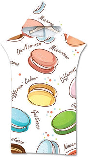 Pannolino da spiaggia, poncho con cappuccio, asciugamano da bagno con cappuccio, lenzuolo da spiaggia per adulti, stampato, unico taglia, modello 10, 75 x 110 cm