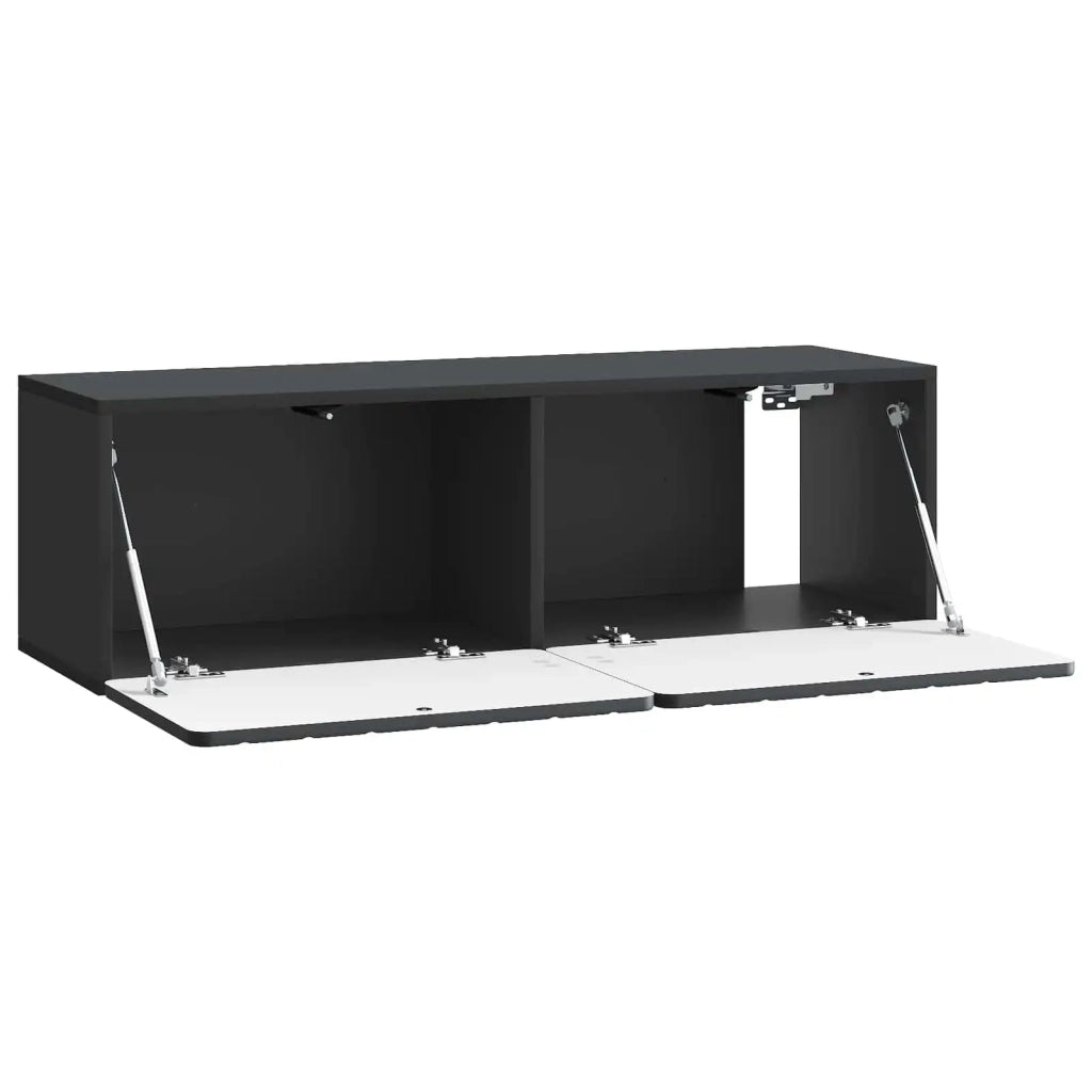 Mobile Porta TV da Muro 98 x 31 x 30 cm Nero 898386