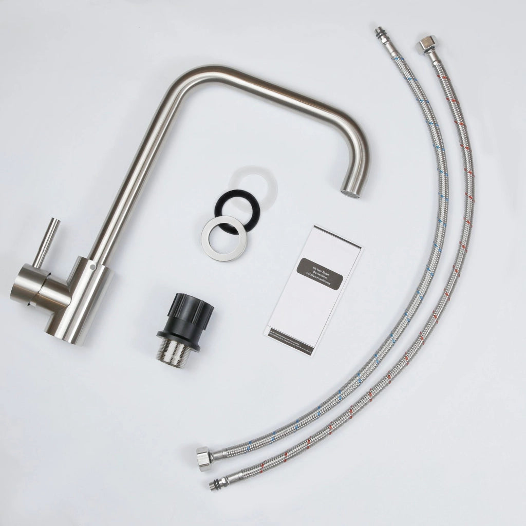 ZMH Miscelatore in acciaio inox con miscelatore girevole a 360°