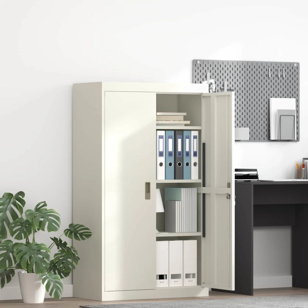 Armadio Bianco 80 x 40 x 140 cm Acciaio