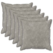 Federa 6 pcs HOUTEN Grigio Chiaro 80 x 80 cm 921708