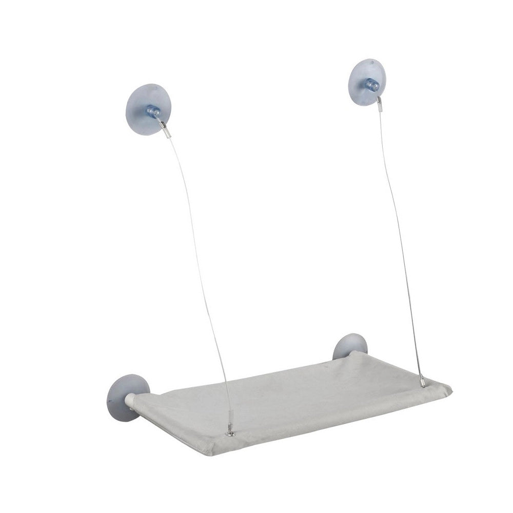 Trade Shop - Lettino Lavabile Per Gatti A Muro Con Ventose 50 X 25 Cm X 7,5 Kg -