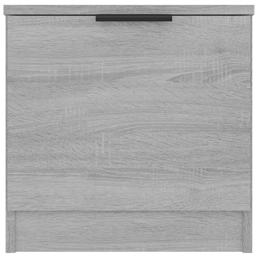 Set di 2 Comodini | Armadio da Notte | Mobiletto da notte Grigio Sonoma 40x39x40 cm