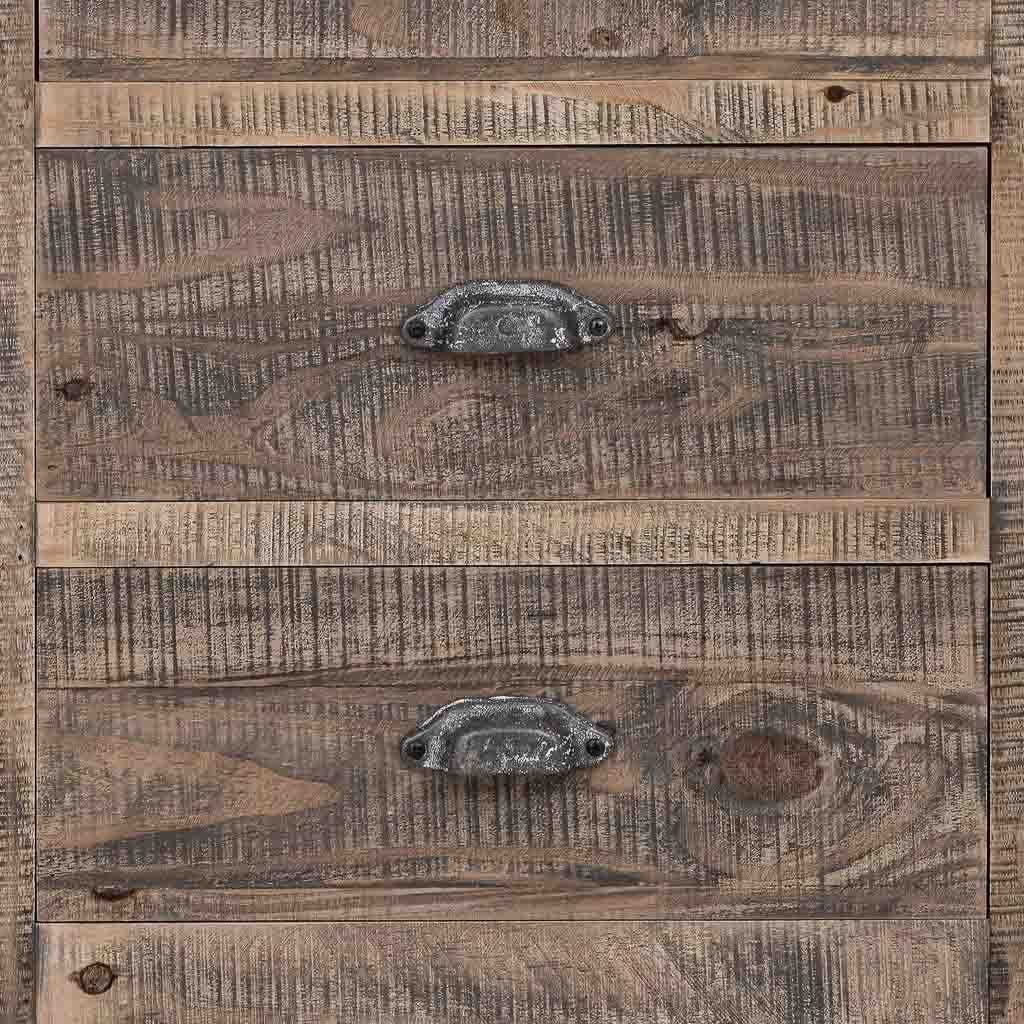 Vetrina in legno marrone con un'anta 58x40x200h cm