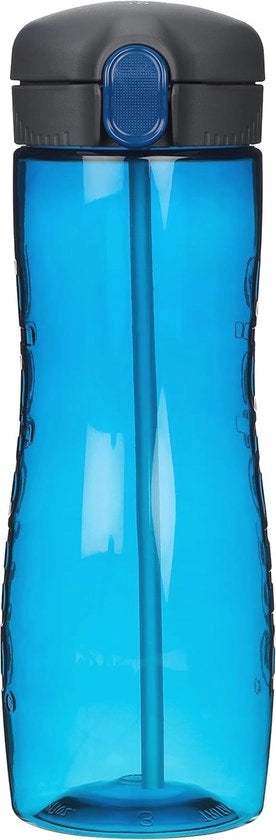 Ottimo flacone di acqua BPA libero con imbuto 800 ml | Disponibile in diverse colori