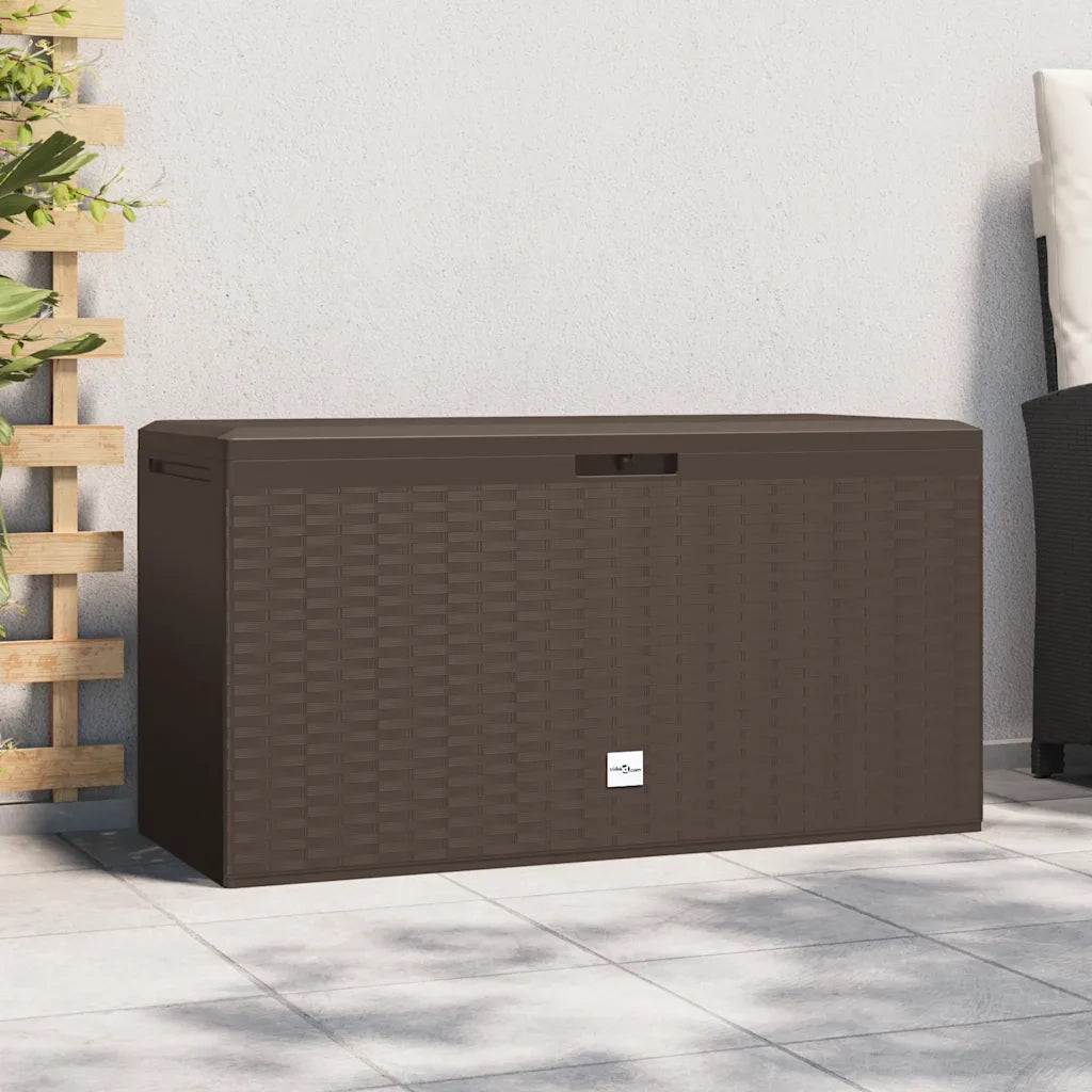 Baule da Giardino Marrone 114x47x60 cm CFW2584435