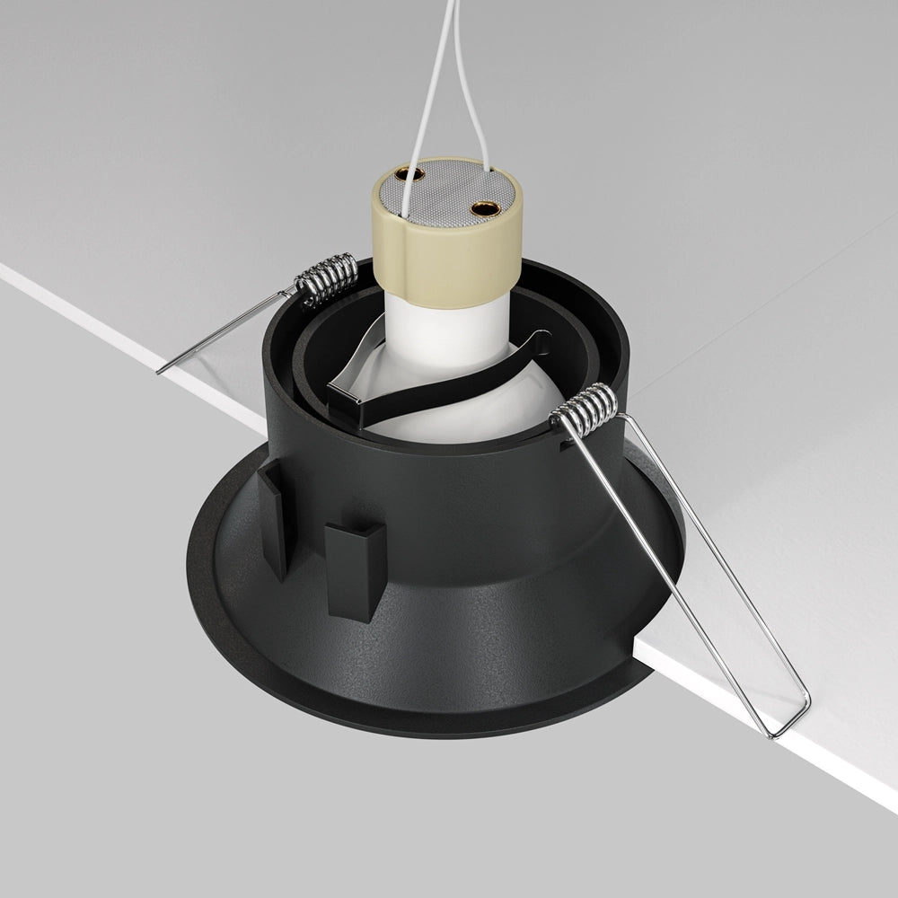 Maytoni DOT faretto incasso soffitto nero GU10 DL028-2-01B