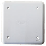 Coperchio bianco copriscatola per scatola gewiss, scegli se  118x96mm