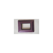 Trade Shop - Placca Placchetta Placchette Compatibili Per Serie Axolute Bticino Colorate Sq - Viola Metallizzato -4 Fori     -