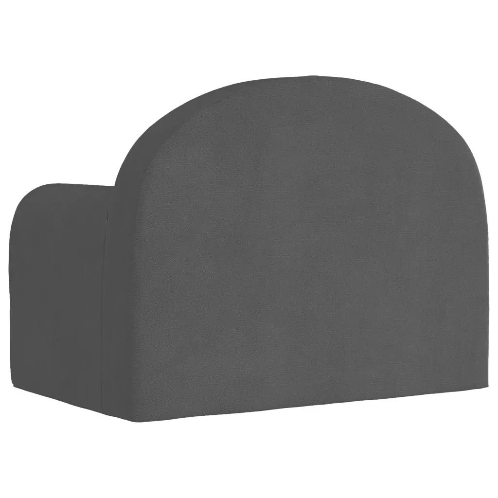 Divano per Bambini-Sofa-Divanetto Antracite in Morbido Peluche 899581