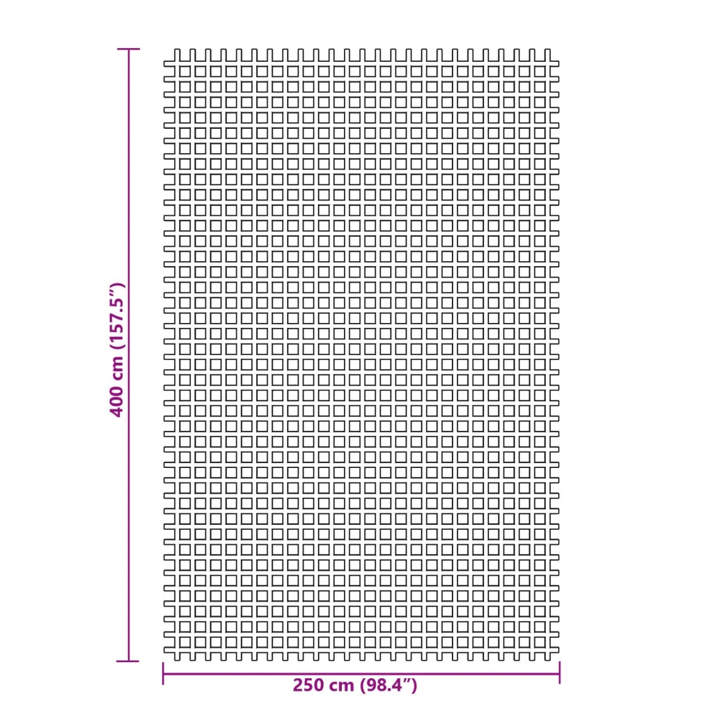 Tappeto da Tenda Antracite 4x2,5 m
