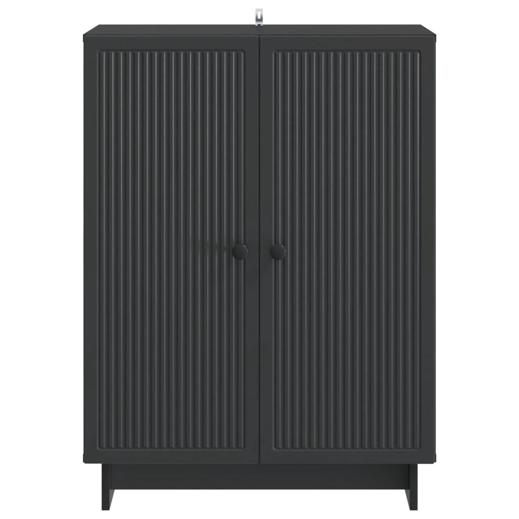 Credenza Nero 66 x 34,5 x 90 cm Legno ingegnerizzato 893896