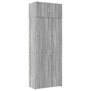Armadietto Grigio Sonoma 80x42,5x225 cm in Truciolato CFW5093738