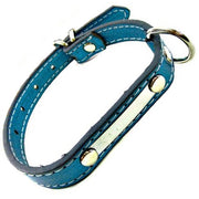 Trade Shop - Collare Per Cane In Cuoio Con Decorazioni Chiusura A Cinta 34x2 Cm Vari Colori -