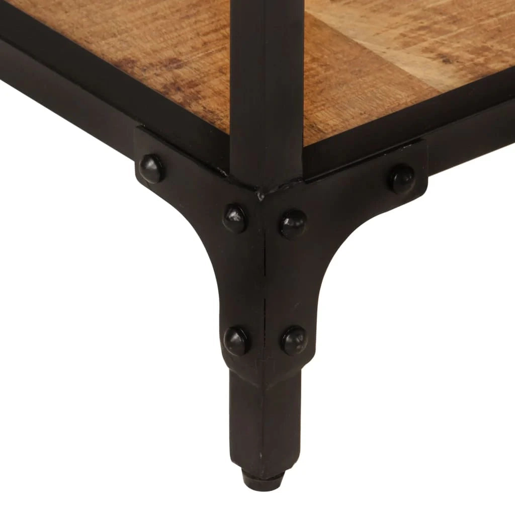 Mobile TV multimediale mensola TV credenza TV sala da pranzo soggiorno camera da letto 150 x 30 x 41 cm legno massello di mango marrone 02_0025963