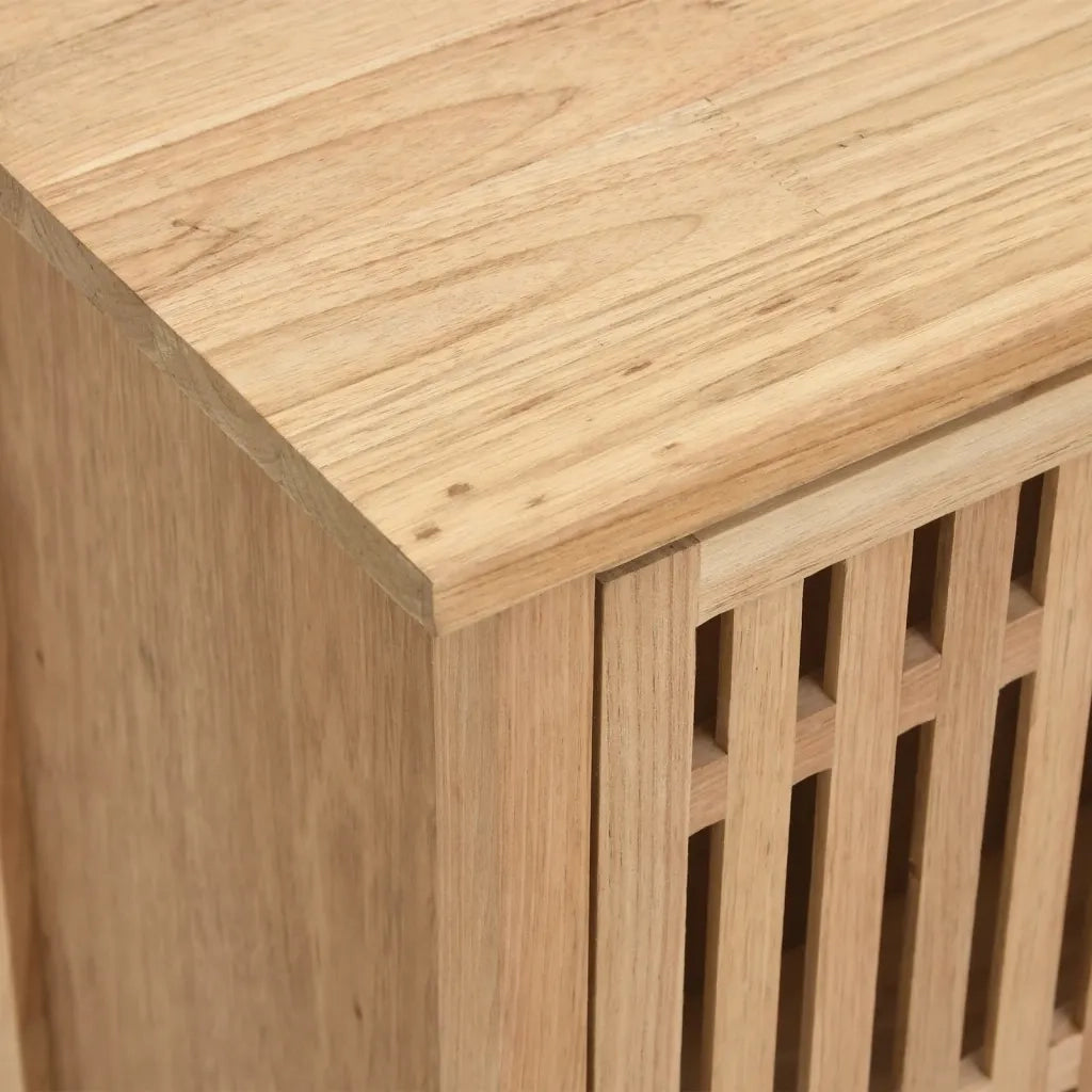 Mobile Lavabo da Bagno-Armadietto da bagno 66x29x61,5cm Legno Massello di Noce