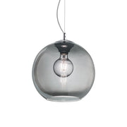 Sospensione Moderna Nemo Metallo Fumè 1 Luce E27 D40Cm