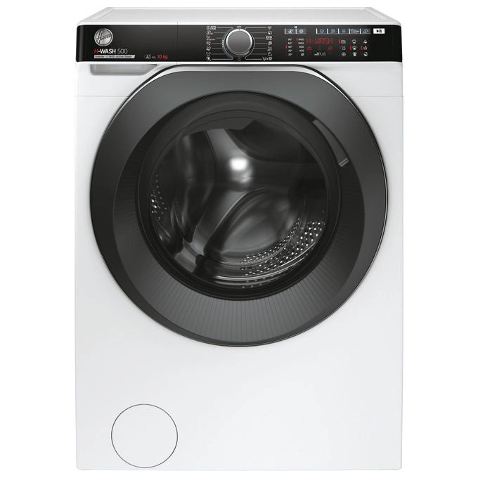 Hoover HWP410AMBC7-1-S H-WASH 500 Lavatrice Carica Frontale 10 Kg 1400 rpm Classe A Inverter Wi-Fi Vapore (85x60x58 cm) colore Bianco