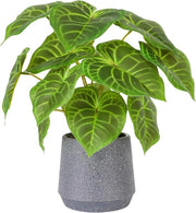 Pianta artificiale in vaso - Pianta sintetica - 35 cm - Per casa, ufficio, soggiorno - Decorazione