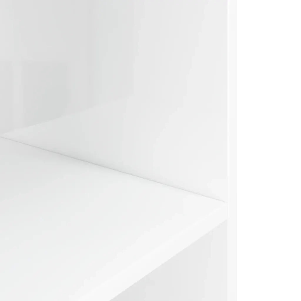 Supporto per Acquario 60,5x36x72,5 cm Multistrato Bianco Lucido 833641