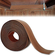 Profilo di transizione autoadesivo 4 cm Striscia di copertura del pavimento in vinile con finitura a legno marrone - Profilo di guida per parquet e laminato