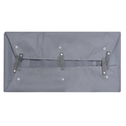 Telo per Carrello da Giardino Grigio Scuro 81x41x21 cm Tessuto 92584