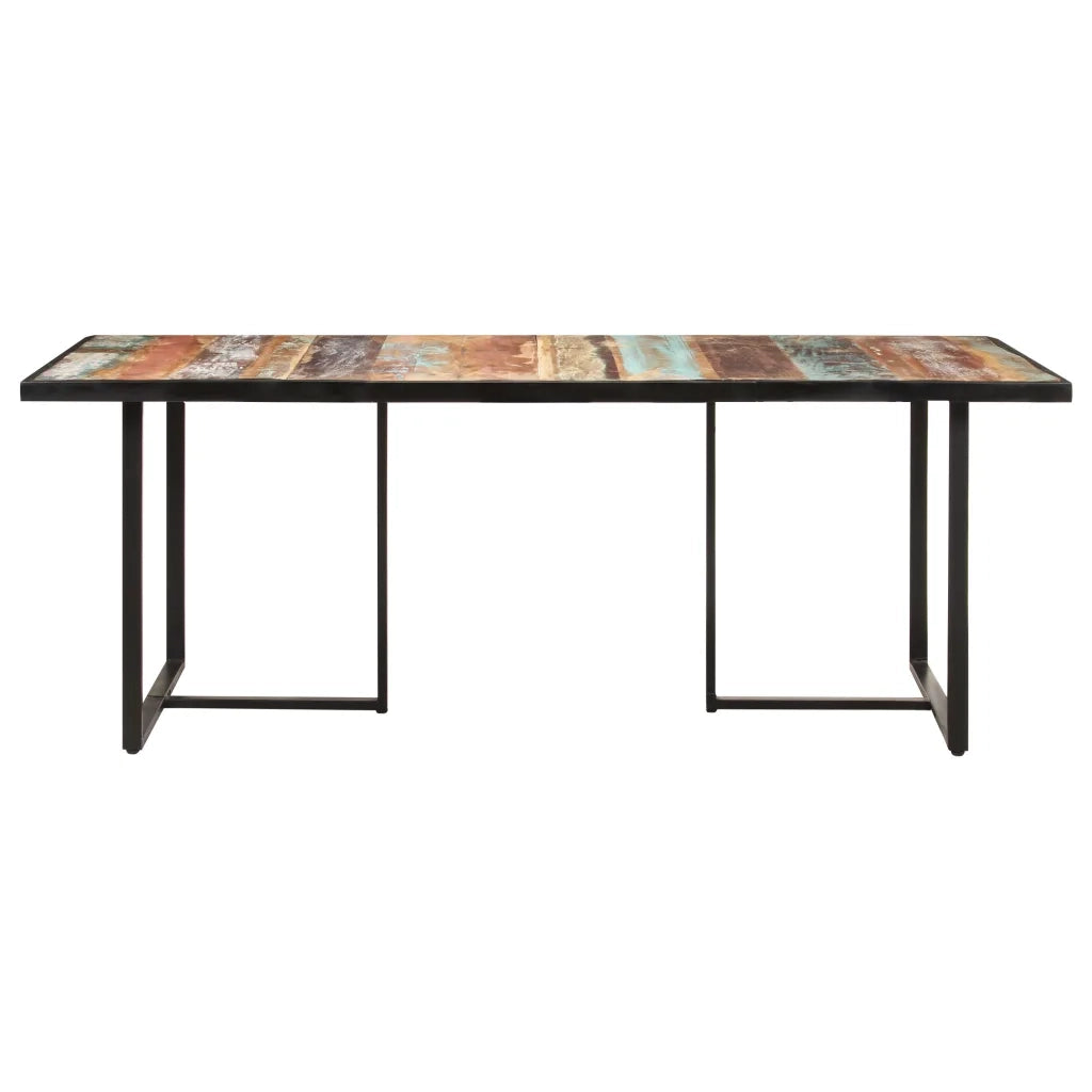 Tavolo da Pranzo 200 cm in Legno Massello di Recupero cod mxl 58849