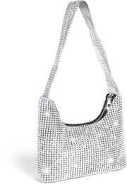 Clutch con strass, borsa da sera per donne, tasca da cocktail con glitter, borsa da cocktail con cristalli per matrimoni, feste e tempo libero