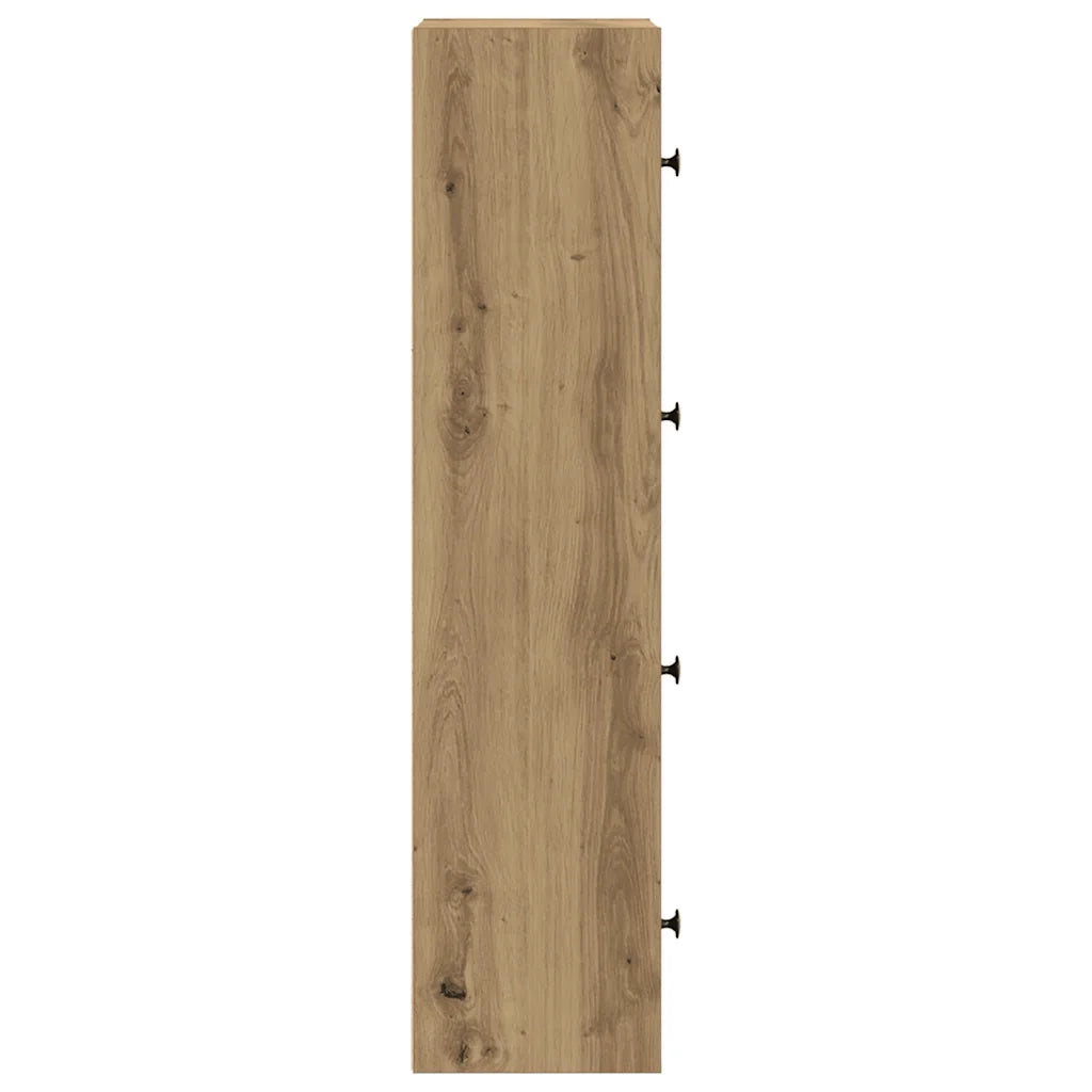 Libreria Rovere Artigianale 40x24x102 cm in Legno Multistrato 860381