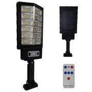 Trade Shop - Faro Lampione Stradale Pannello Solare Con Sensore Telecomando 144led 60w T936-c -