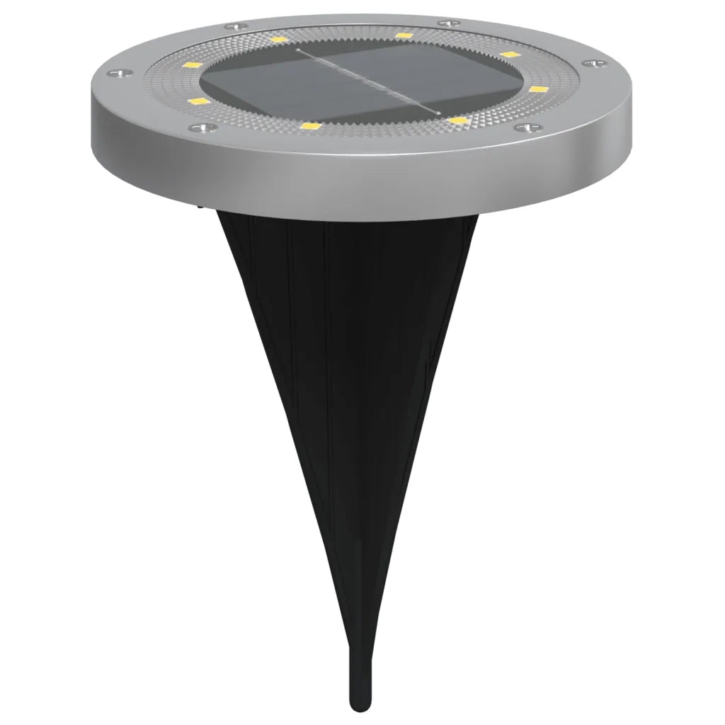 Luci Solari da Terra con Picchetti da Esterno 4 pz Bianco Caldo CFW5498392