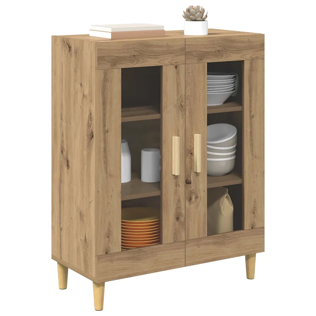 Credenza-Buffet-Armadio da cucina Rovere artigianale 69,5 x 34 x 90 cm Legno multistrato 221977