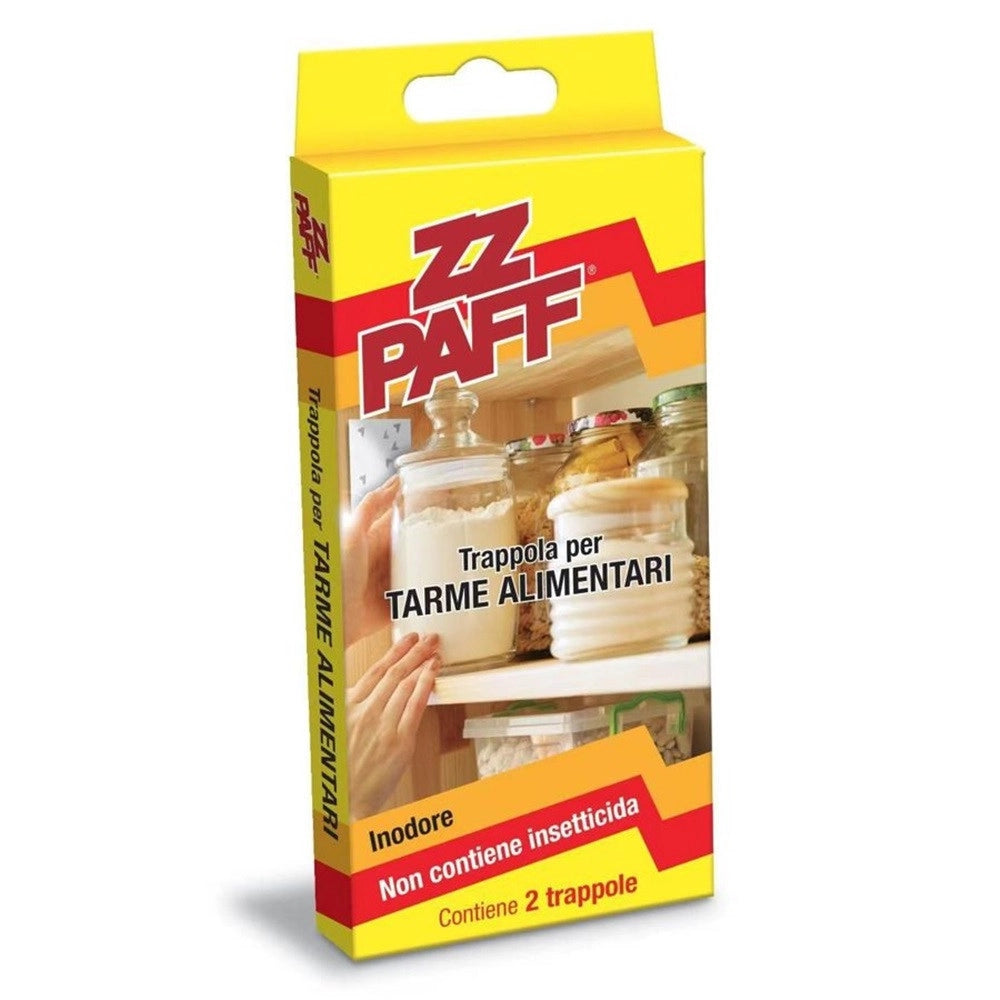 Trade Shop - Set 12 Pz Da 2 Trappole Per Tarme Alimentari Inodore Non Contiene Insetticida 009695 -
