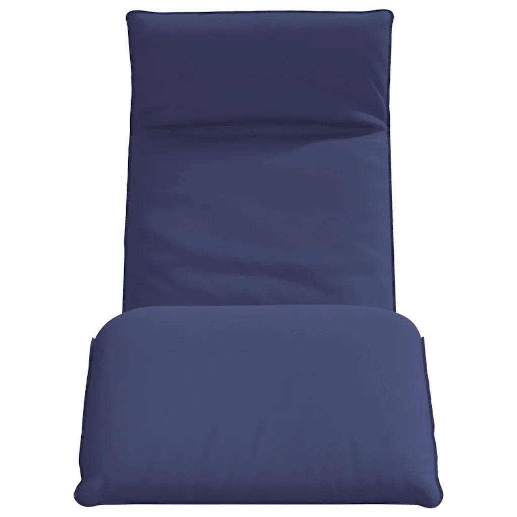 Lettino Pieghevole Blu Marino 175x54x8,5 cm in Tessuto Oxford 4019768