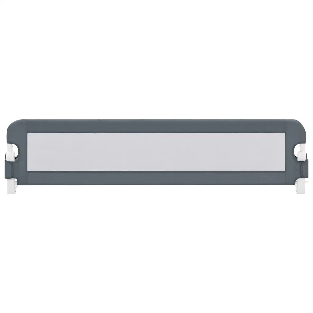 Sponde Letto di Sicurezza Bambini Grigio 180x42cm Poliestere 10177