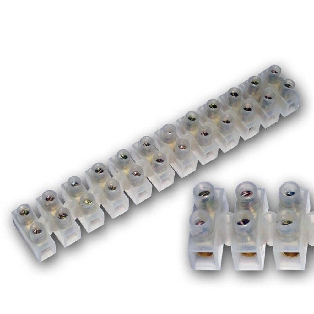 Trade Shop - Set 8 Pezzi Morsetti Mammut Staccabili 30a Connettori Isolante Terminale 07121 -