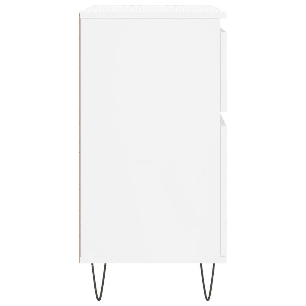 Credenza Bianca 60x35x70 cm in Legno Multistrato 831116