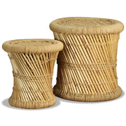 Sgabelli 2 pz in BambÃ¹ e Juta cod mxl 60674