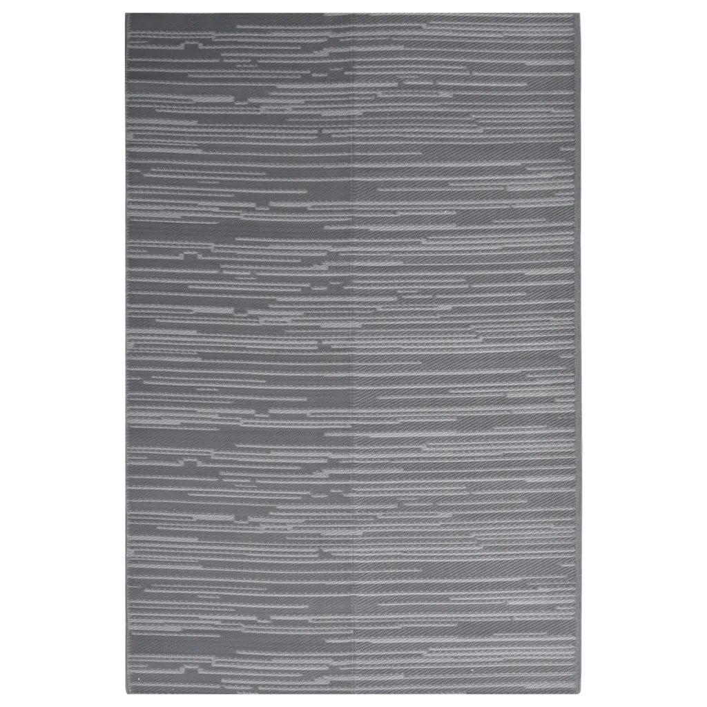 Tappeto da Esterno ARAKIL Antracite 140x200 cm in PP 317022