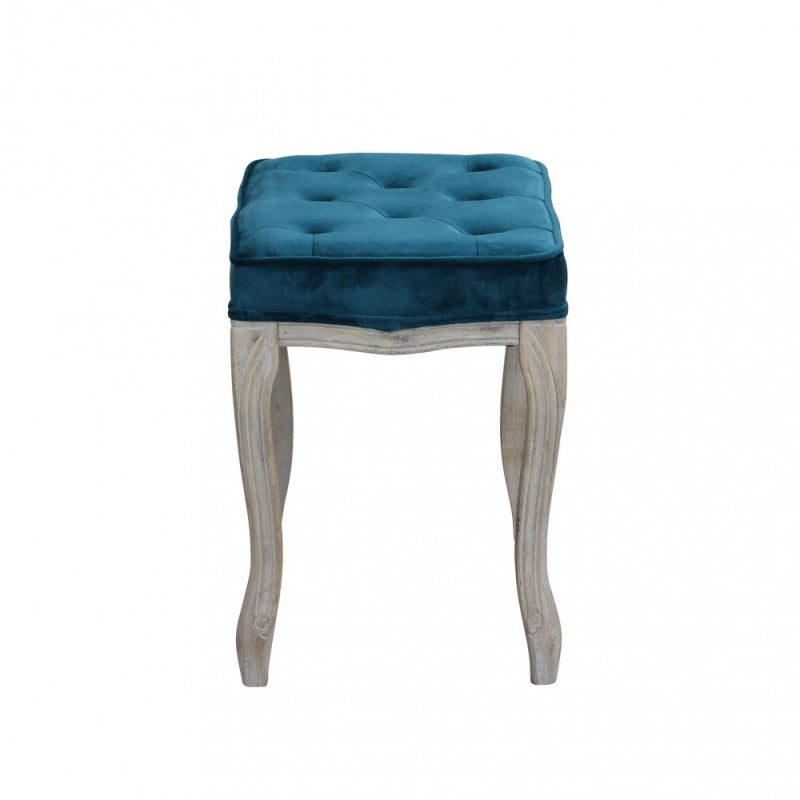 Set di 2 SGABELLI MARLY IN VELLUTO BLU