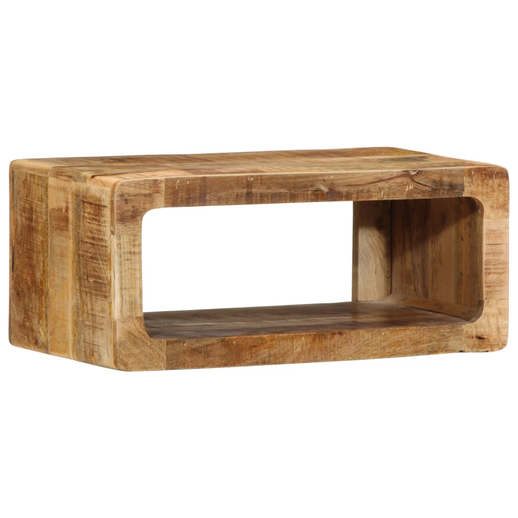 Mobile per TV 60x30x25 cm in legno massello di mango grezzo